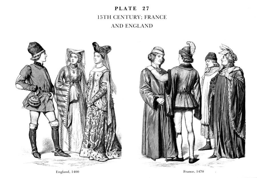 Planche 27a XVe Siecle - France et Angleterre - 15Th Century - France and England.jpg